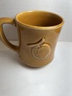 Vintage Plum And Pear Olive Green Coffee Cup Mug 1960   s Japan     a2 
