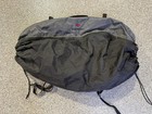 Black Diamond Rappelling Climbing Rope Bag Black Grey Zipper Drawstring
