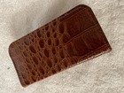 Vintage Noymer Gold Tone Manicure Set In Leather Case