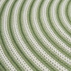 Colonial Mills Braided Rug 5ft Round Thai Basil Green Reversible Indoor Outdoor