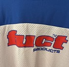 Rare Fuct  Motocross Jersey Long Sleeve Shirt White Blue Usa New Skateboard Xl