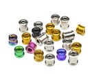 New Titanium Crankset Chainring Bolts M8 Nuts 3 5mm For Fixed Gear Track 5pairs