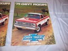 1979 Chevy Pikcup Truck Vintage Dealer Brochures  two  Nos
