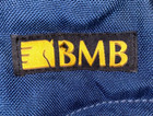 Blue Bmb Embroidered Quilted 3 Position Bridle Bag