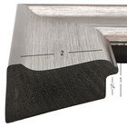 Craig Frames Resilience  2  Wide Distressed Silver Picture Frame With A Mat