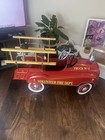Vintage Metal Pedal Car Firetruck Prestine Condition