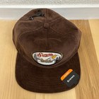 Simms Fishing Hat Cap Strap Back Adjustable Brown Double Hual Corduroy 