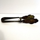 Antique William Hutton   Sons Bp Silver Plated Asparagus Tongs 7 3 4 Inches