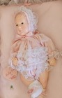 Vintage Effanbee Doll Baby Lisa By Astri Campbell Nwt Wicker 2 Outfits Craftsmen