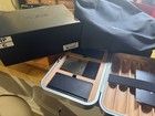 Tumi Hard Shell Cigar Case Holder  Wood Interior  Silver W  Box