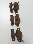1900 s Antique Window Sash Lock Set   Latch Complete Victorian Style  3 Sets 
