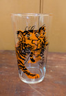 Vintage Esso  exxon  Tiger Federal Frosted Glass Pitcher W  5 Clear Glasses