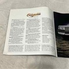 1981 Oldsmobile Automobile Car Promotional Brochure Vintage
