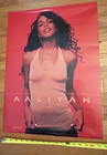 Original Vtg Aaliyah 2001 Poster Double Sided Blackground Records Promo Vinyl