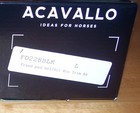 Freedman Cut Back Acavallo Memory Foam Gel - Black eco Fleece Pad - Horse Saddle