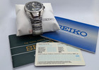 Seiko Ska237 5m62-0ar0 Kinetic Black Dial Two-tone Nos   Full Kit new Capacitor