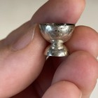 Vintage 925 Sterling Silver  0 9 Grams  Miniature Dollhouse Goblet Chalice