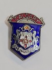 Calgary Coat Of Arms Travel Souvenir Lapel Pin Alberta Canada