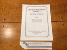 Atwater Kent Manual Copy Service Breadboard Radio 1927 Model 10 12 10b 19 20