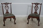 L73197  Set Of 8 Henredon Mahogany Dining Chairs