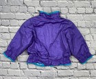 Vintage 90s y2k Winnie The Pooh Purple Windbreaker Zip Jacket Girls Kids Size 4t