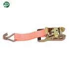 20 Pack 1 5     20  Ratchet Tie Down Straps J Hooks 4000lbs Heavy Duty Orange Us