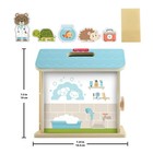 Fisher-price Wooden On-the-go Pet Hospital Kids Os Multicolor New 6 Piece Toy