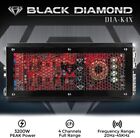 Black Diamond 4 Channel Amplifier Full Range Class D 3200 Watts - Dia-k4x