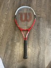 Wilson Roger Federer Tennis Racquet 4 3 8  Power Strings