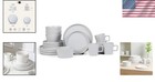Celina White Glossy 16-piece Dinnerware Set - Durable   Stylish For Everyday Use