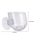 8 Pcs Hanging Wall Planter Aquarium Fish Food Feeder Acrylic Flower Vase