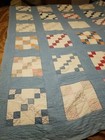 Vintage Antique Quilt Iowa 78x65 Multi Color  needs Repairs  See Pictures 