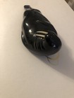 Vintage John Perry Signed Black Ebonite Polished  bone Tusks Pottery Walrus 1981