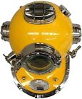 Antique Us Navy Mark V Helmet Deep Sea Divers Diving Helmet Antique Scuba Sea