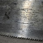 Antique Geo  H  Bishop No 8 High  26  Rip Saw