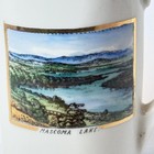 Lebanon Nh New Hampshire Souvenir  Porcelain Mascoma Lake  Trinket Creamer