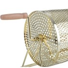 Small Raffle Ticket Drum Gold 8in Diameter 11in Length Trademark Poker 10-0711