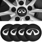 4pcs Wheel Center Caps Sticker For Infiniti Qx50 Q50 Q70 Q70l Q60 Qx60 Qx80 E   