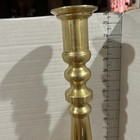 29  Tall Brass Floor Candlestick  Candle Holder
