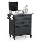 Adjustable Rolling Cart 4 Layers Drawers Cabinet Tattoo Workstation Furniture
