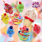 Mini Ice Cream Slime Kit For Girls  Fluffy Butter Slime Making Kit  Diy Slime   
