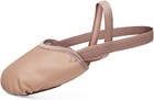 Leather Half Soles Dance Shoes Womens Lyrical Pirouette Turners Dance Shoes F   