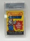 1989 Topps Nintendo Mario Blue Overall Wax Pack Authentic Unopened Encapsulated