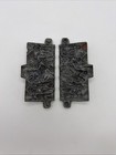 Vintage Lead Soldier Casting Mold Military Figure Mold Set Hunting Dogs Scene