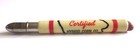 Vintage Advertsing Hybrid Corn Co Elkhart  Iowa State Certified Bullet Pencil