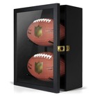 2 Football Case Display Case Full Size Rugby Holders For Balls Display Wall
