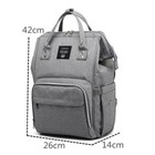 Lequeen Baby Diaper Bag Mummy Maternity Nappy Large Capacity Changing Backpack