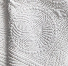 Baby Quilt  Soft Embroidered Cotton  Baptism Blanket  Nursery Decor  Shower Gift