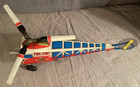 Neat Vintage  Fire Chief  Tin  Friction  Toy  Helicopter  Made In Japan  9 1 2 