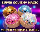 Dumplings Stress Balls Squishies Toy  Giant Glitter Dumpling  Colorful